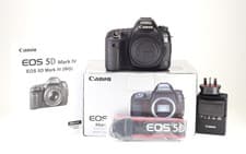 Image of Canon EOS 5D Mark IV Camera Body Only 488 Shots Refurbished +12 Month Guarantee.