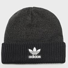 Image of Adidas Adults Size Small, Junior, Unisex Archive Beanie Winter Black Hat New