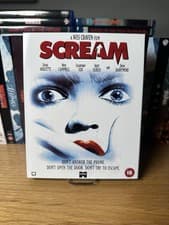 Image of Scream (1996) Custom Slipcover 4K UHD / Blu Ray Case Size