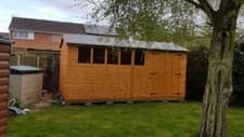 Image of 16x8 HEAVY DUTY APEX SHED - 13mm T/G, WORKSHOP