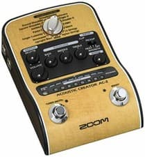 Image of ZOOM Acoustic Creator AC-2 Acoustic Guitar Preamp Beige Reproduce the body sound