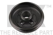 Image of Brake Drum Rear Braking System Fits Nissan Kubistar Renault Kangoo NK 253913