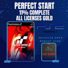 Image of Gran Turismo 3 GT3 A Spec Save PS2 Memory Card Unlocked 100% Completed Saves