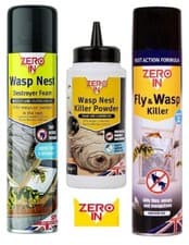 Image of Zero In Fly Wasp Mosquitoes Killer Nest Control Foam Aerosol Indoor/Outdoor Use