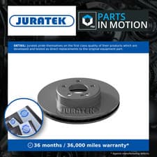 Image of 2x Brake Discs Pair Vented fits MERCEDES C220 S205, W205 2.2D Front 14 to 18 Set