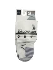 Image of Salomon Run Hornet 2 Pairs Ankle Length Socks - UK 5.5-7 EUR 39-41 White Grey