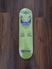 Image of DUST! Reptar Rugrats Green Skateboard Deck - Only500 Made Comes with wall mount