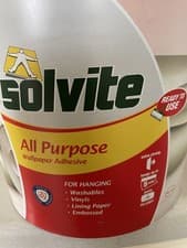 Image of solvite all purpose wallpaper adhesive 4.5 kg