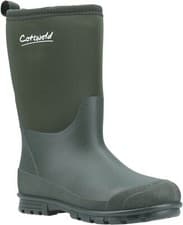 Image of Cotswold Childrens Wellingtons Hilly Neoprene Wellington Boot Green