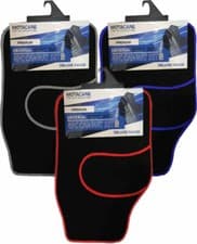 Image of 4 Piece Deluxe Universal Car Van Mats Mat Set Carpet Non Slip Front Rear 4PC