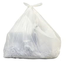 Image of Premium Square Bin Liners 30ltr 500  White 7535
