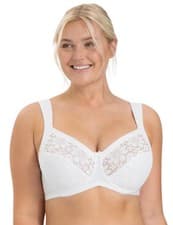 Image of Miss Mary of Sweden Cotton Blossom Bra Padded Underwired Womens Lingerie 2260