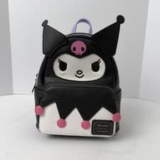 Image of Loungefly Sanrio Kuromi Cosplay Faux Leather Mini Backpack