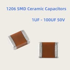Image of 1206 SMD Ceramic Capacitors 1UF-100UF 50V