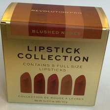 Image of Revolution Pro Lipstick Collection BLUSHED NUDES 5 Full Size SEALED BOX
