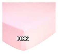 Image of Cot Bed Fitted Sheet 100% Premium Cotton Jersey Toddler Bed Size 70x140cm