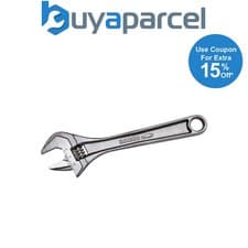 Image of Bahco 8075 BAH8075 Black Adjustable Wrench 450mm 18in High Torque