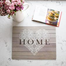 Image of Glass Worktop Saver Grey - Everyday Home Kitchen Protector, Anti-Slip 30X40Cm