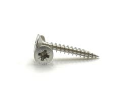 Image of 4mm 8g Pozi Countersunk Slash Point Chipboard Wood Screws A2 Stainless Steel