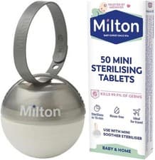 Image of Milton On The Go Soother Dummy Steriliser With 50 Mini Sterilising Tablets