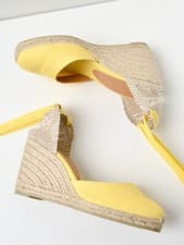 Image of Castaner Carina Canvas Espadrilles 80 Amarillo Pastel Size 40 UK 7  NEW £145