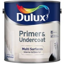 Image of Dulux Multi Surfaces Primer & Undercoat Quick Dry 250ml / 750ml / 2.5 Litres