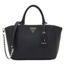 Image of Guess G921906 Etel Girlfriend Satchel Black – Designer Shoulder Bag