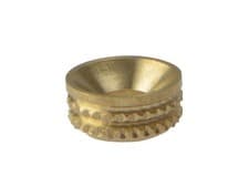 Image of Forgefix Screw Cup Sockets Solid Brass Polished No. 8 Bag 100