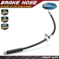 Image of Front Left or Right Brake Hose for Peugeot 207 2008 Citroen C3 Picasso C4 DS3
