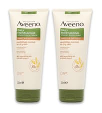 Image of Aveeno Daily Moisturising Yogurt Body Cream Vanilla & Oat Scent 200ml X 2