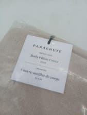 Image of Parachute Vintage Linen Body Pillow Cover 20x54 Natural Beige Bedding New