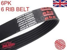 Image of 6PK1270 Ribs 6 Fan Drive Belt V-Ribbed Fits CHERY FIAT FORD FOCUS KUGA MONDEO