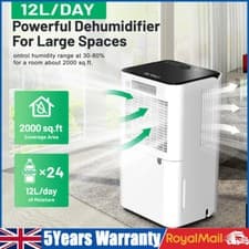 Image of OYAJIA 12L Dehumidifier For Mould and Moisture Extraction Quiet 36dB - Ifvuybxyd