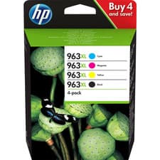 Image of Genuine HP 963XL B/C/M/Y Multipack Ink Cartridges 3YP35AE | FAST FREE DELIVERY