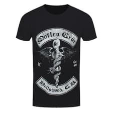 Image of Motley Crue T-Shirt Feel Good Hollywood Band Official Black New
