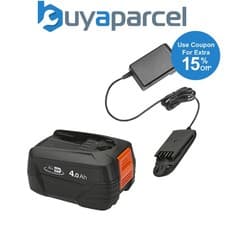 Image of Flymo Power For All Battery Charger Starter Set 18V 4.0Ah FLY105 FLY106 AL1810