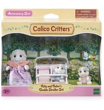 Image of Sylvanian Families Calico Critters Patty and Paden's Double Stroller Set Guinea