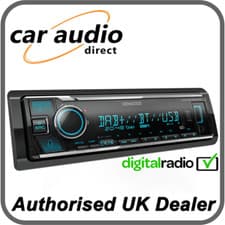 Image of Kenwood KMM-BT508DAB - Digital Media Receiver DAB Bluetooth Stereo Alexa Ready