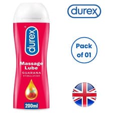 Image of Durex Massage Lubricant Stimulating Guarana 2in1 200ml Condom Friendly Pack of 1