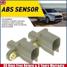 Image of Set of 2 For Volvo V40 ABS Wheel Speed Sensor 13042888 2012+ Rear Left or Right