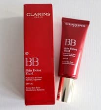 Image of Clarins BB Skin Detox Fluid 00 Fair Skin Tone 45ml New Boxed SPF 25 Genuine x 1