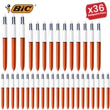Image of BIC 4 Colour Original Fine Lead Ballpoint Retractable Ballpoint Pen 0.8 mm