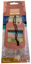 Image of Yankee Candle 2D Car Jar Air Freshener Fragrance Scent- PINK SANDS