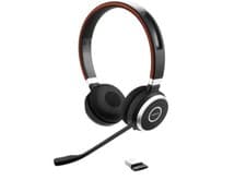 Image of Jabra Evolve 65 Stereo Wireless Headset - MS Teams - USB-A - Ref