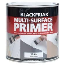 Image of Blackfriar Multi-Surface Primer Wood Metal MDF Durable ETC White Matt 250ml