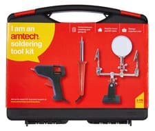 Image of New Soldering Iron Tool Kit Glue Gun Helping Hand Magnifier Hobby Electricians