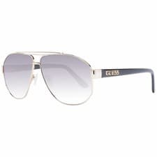 Image of Guess GF6145 32B Women’s Gold Sunglasses 61mm Grey Gradient
