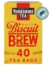 Image of Yorkshire Tea Malty Biscuit Brew Speciality Brew 4 x 40 Tea bags (160 Tea bags)