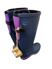 Image of Cotswold Realm Womens Waterproof Adjustable Rubber Wellington Boot Size 3,4