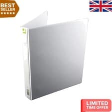 Image of Professional A4 4D-Ring Binders - 16mm Capacity, Pack of 6, White Finish
